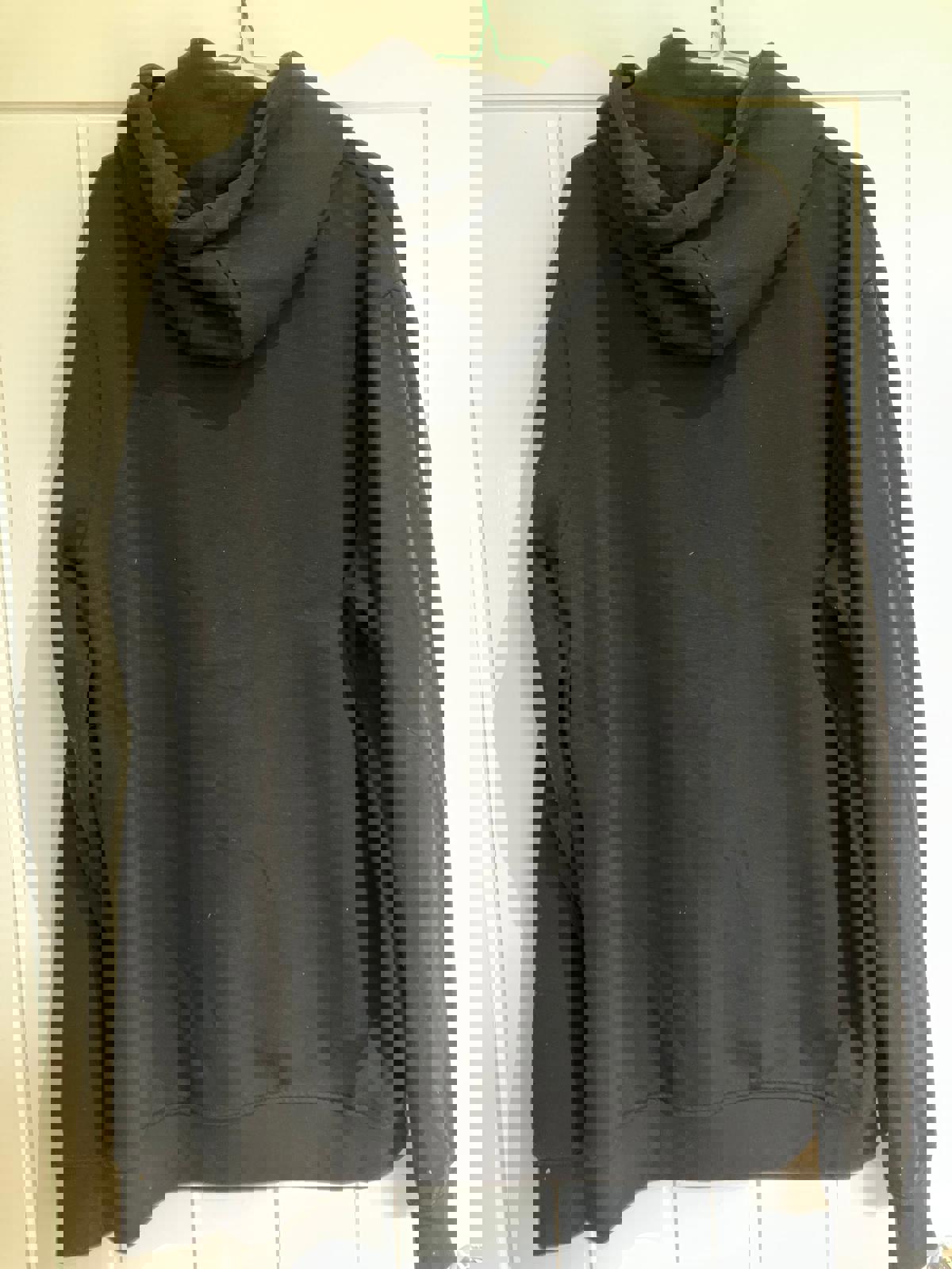 883 Police Men's Black Hoodie with Gold Logo, Size Large