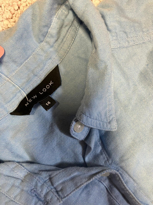 New Look Light Blue Shirt UK 14