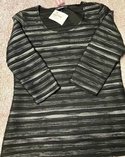 Mr Max Women's Silver Wave Knit Top