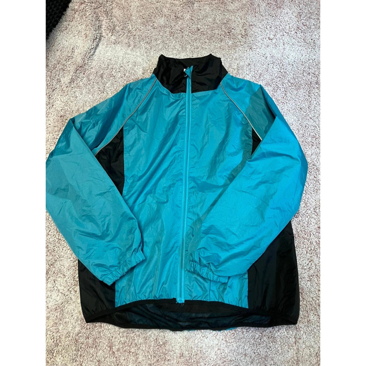 Crane Women’s Blue & Black Lightweight Sports Jacket – Size 16–18