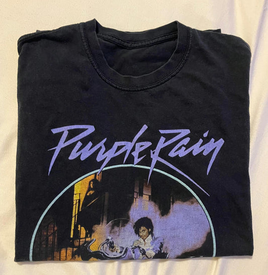 Vintage Purple Rain Graphic T-Shirt