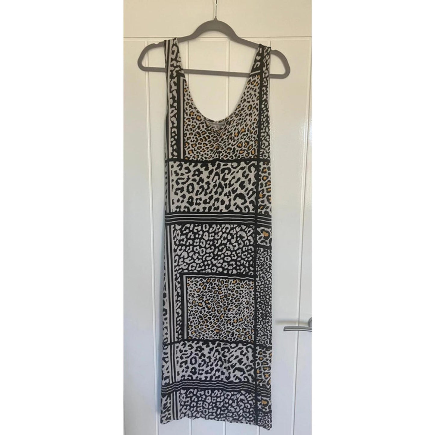 St. Bernard for Dunnes Stores Animal Print Maxi Dress – Large