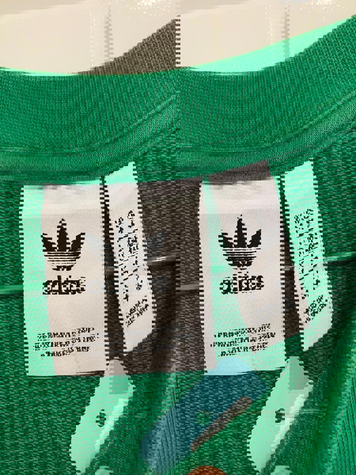 Adidas Green Crewneck Sweatshirt, Size M