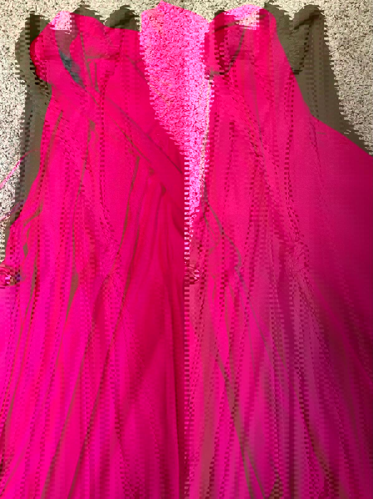 River Island Pink Halter Neck Knee-Length Dress