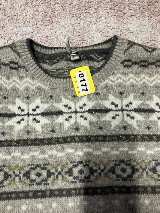 Cozy Fair Isle Pattern Wool Blend Sweater