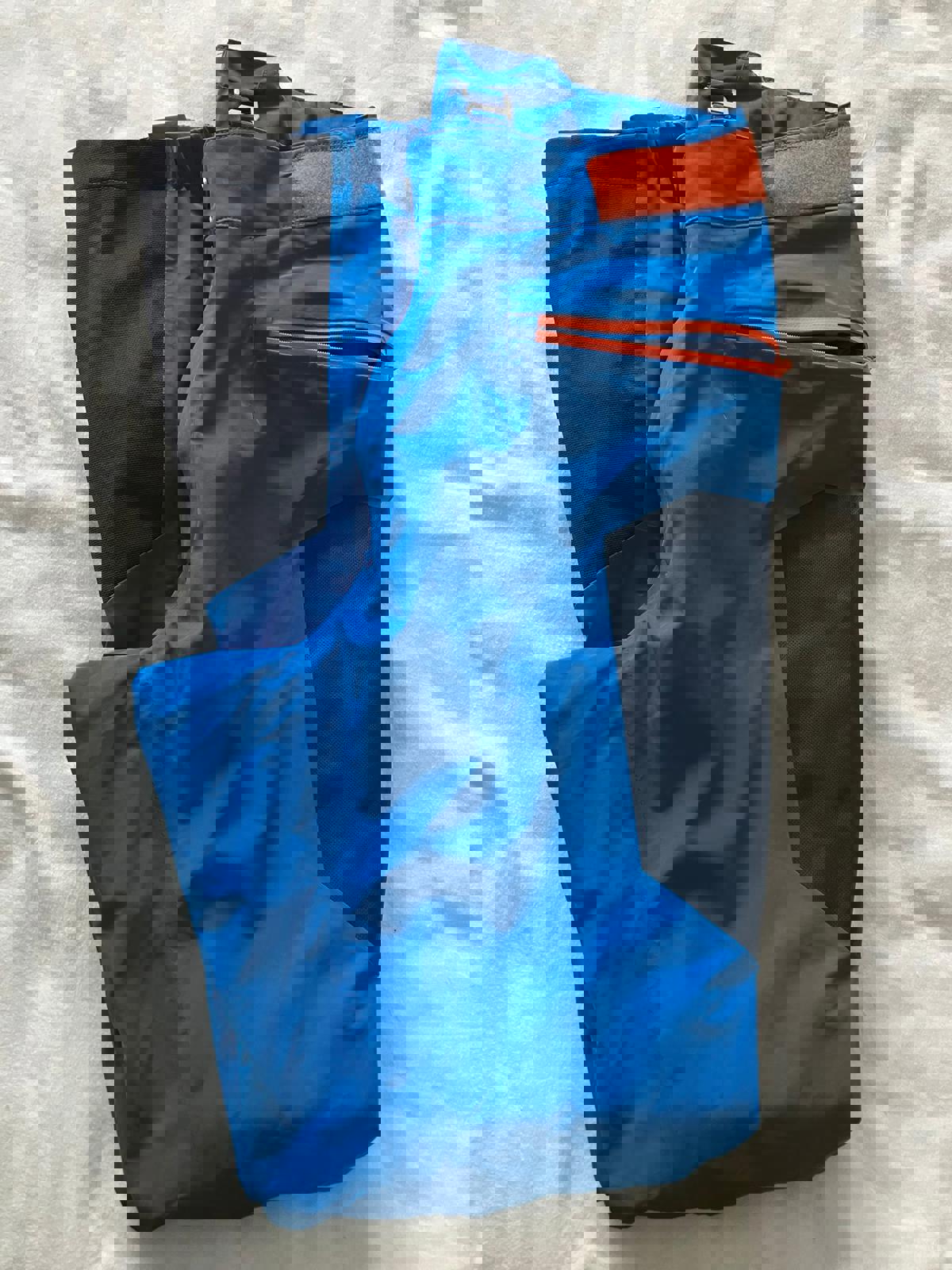 Decathlon Blue Ski Pants with Adjustable Straps - Size L