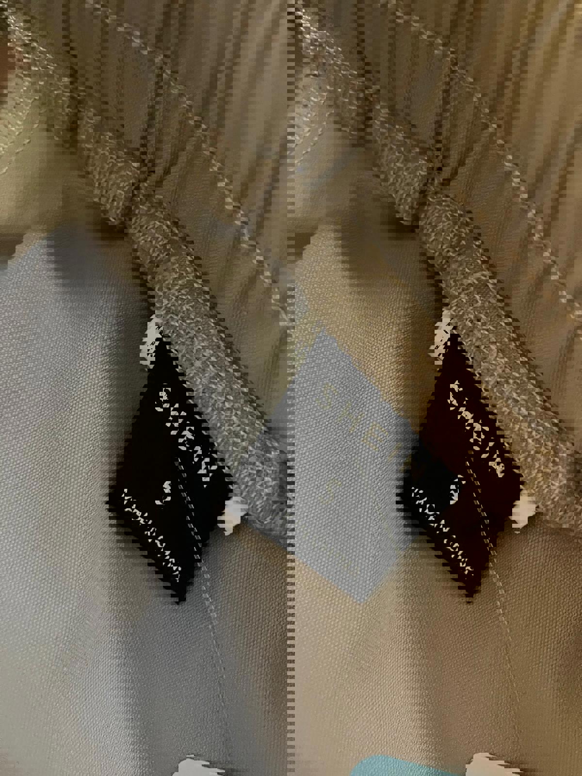Men's Beige Cargo Pants with Los Angeles Print