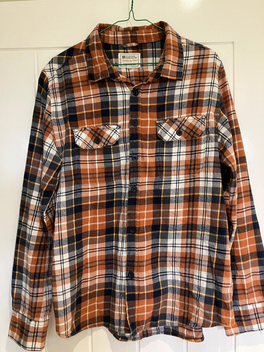 Mountain Warehouse Men's Plaid Flannel Shirt - Large