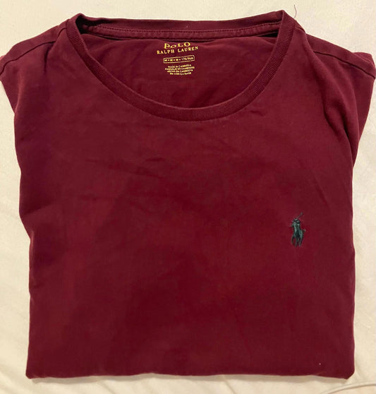 Polo Ralph Lauren Classic Crew Neck T-Shirt - Burgundy, Medium