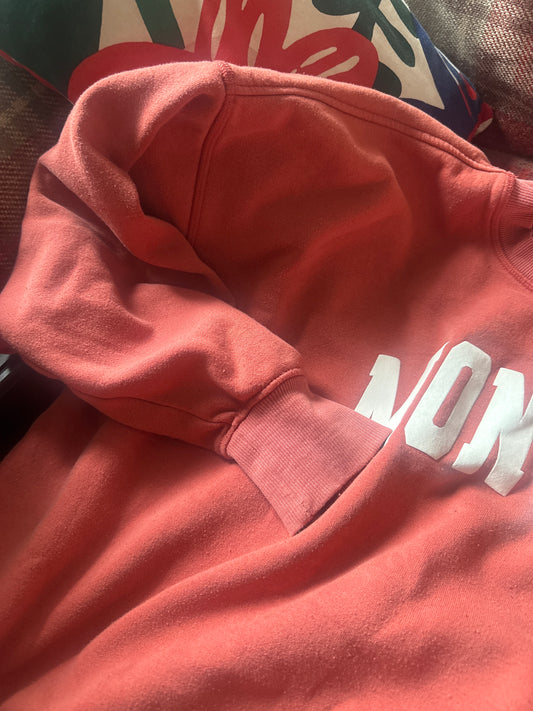 Coral Crewneck Sweatshirt Size S