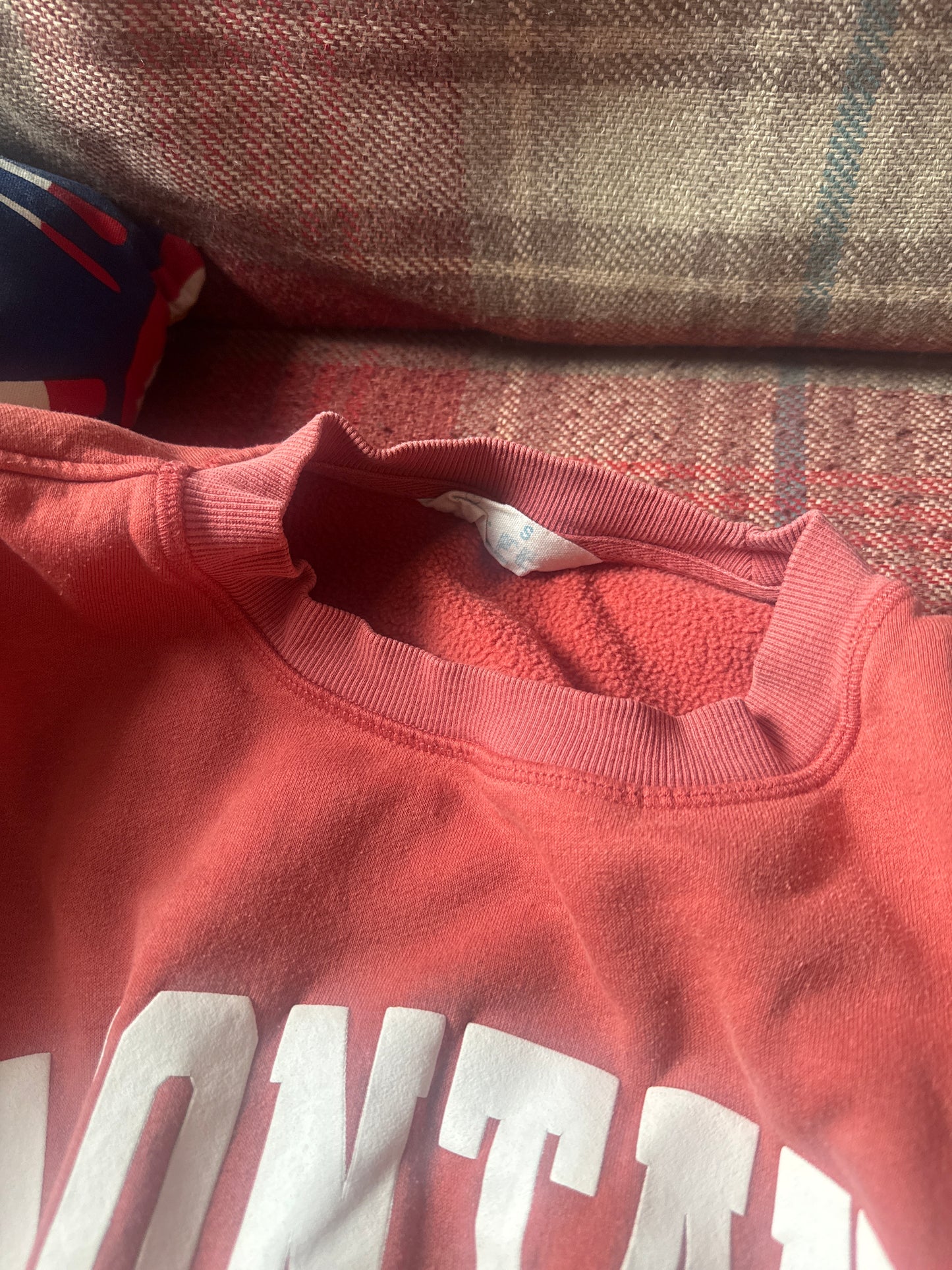 Coral Crewneck Sweatshirt Size S