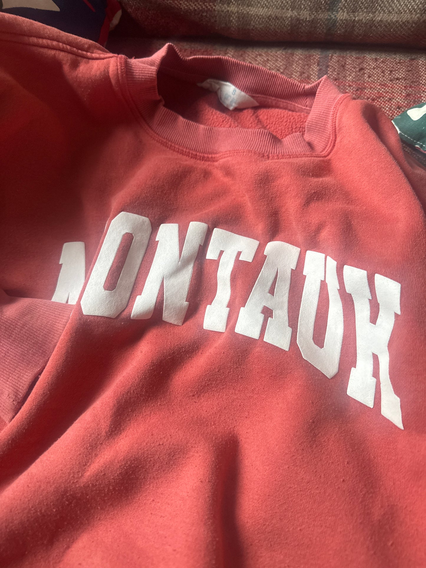 Coral Crewneck Sweatshirt Size S