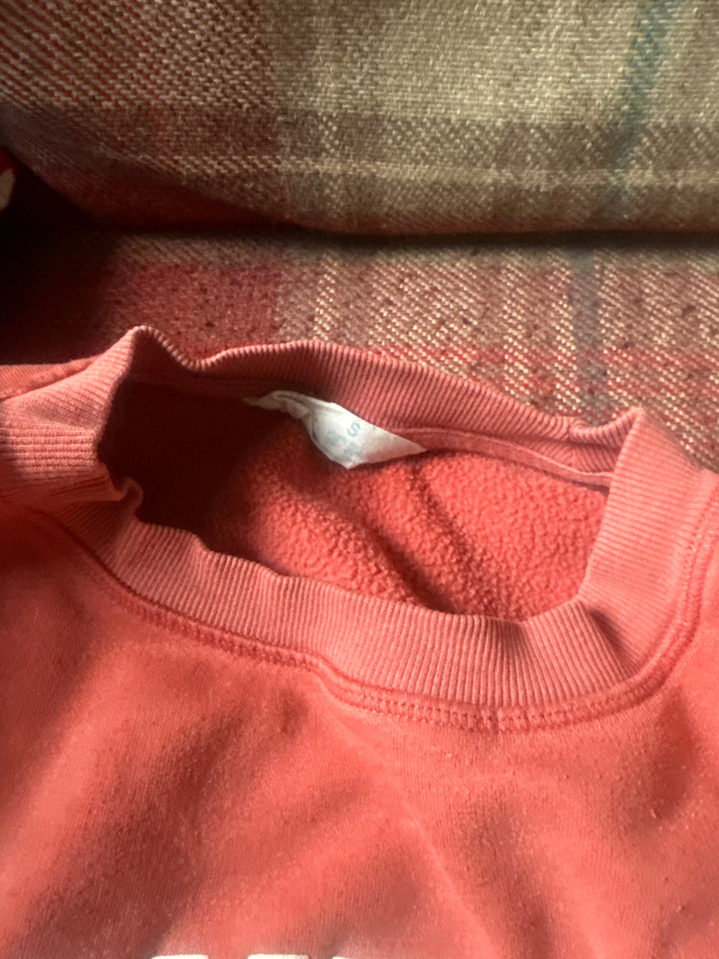 Coral Crewneck Sweatshirt Size S