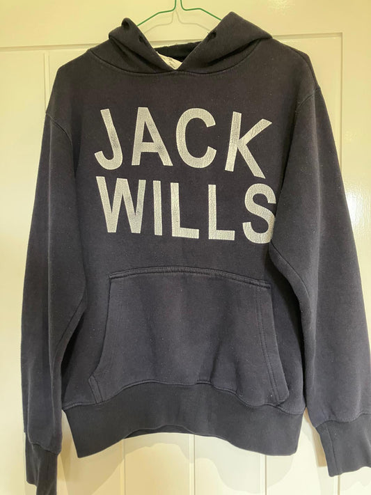 Jack Wills Classic Black Hoodie with Logo