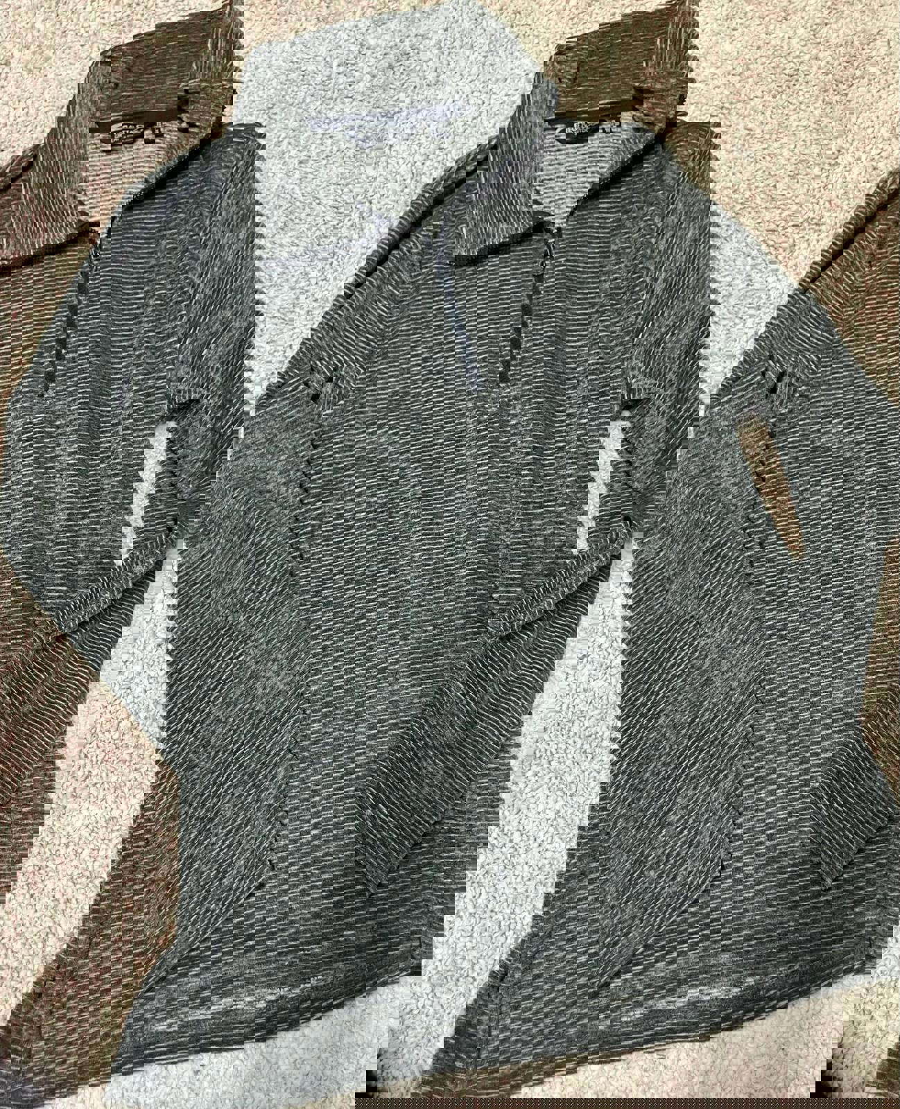 Regatta Great Outdoors Men's Grey Quarter Zip Sweater