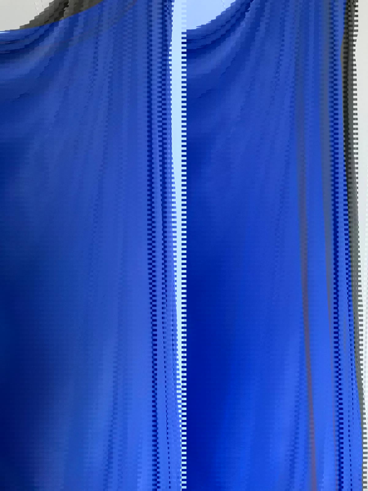 Lovely Blue Women's Maxi Dress with Lace Detail