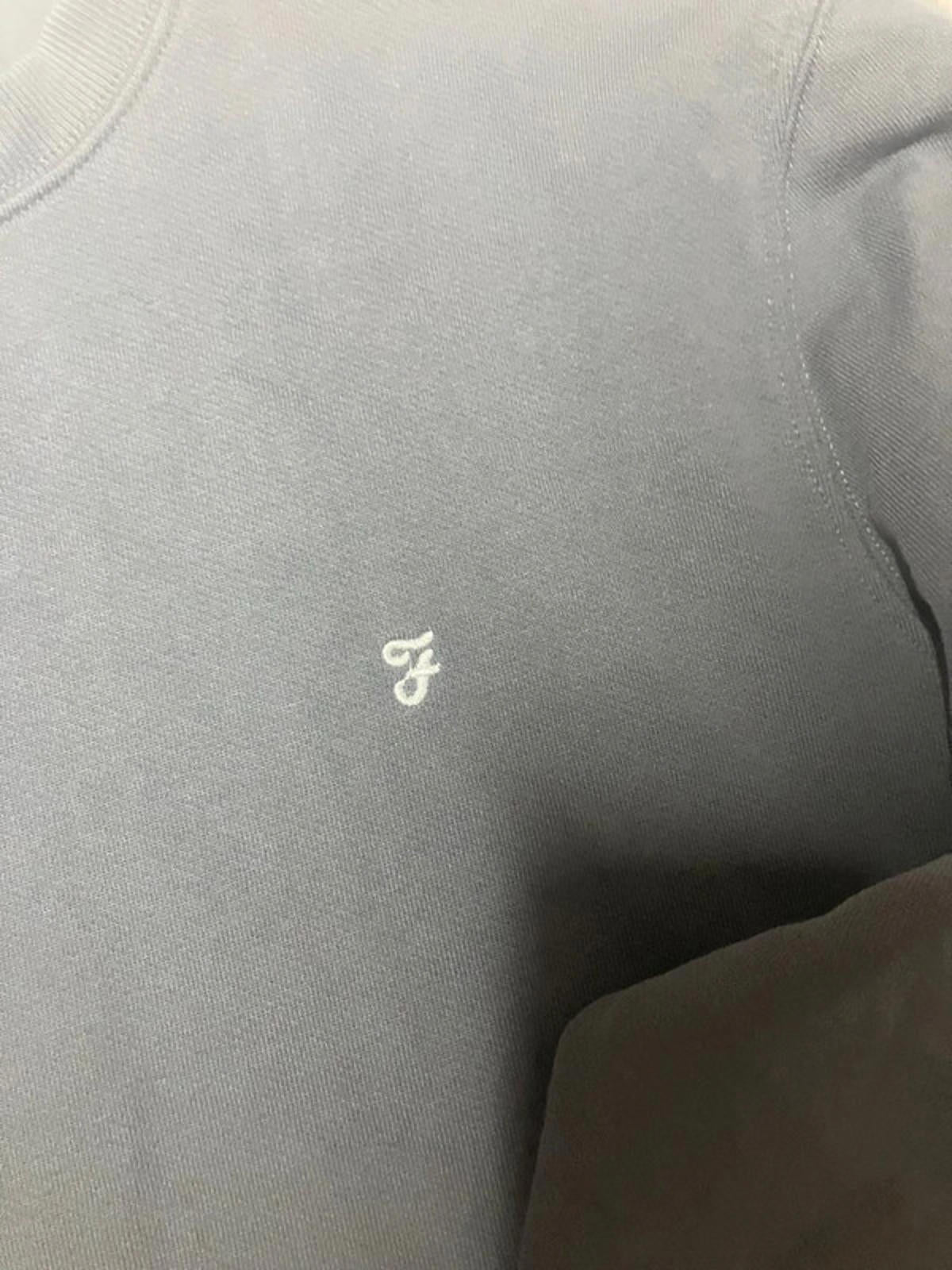 Farah Dark Grey Organic Cotton Sweatshirt L